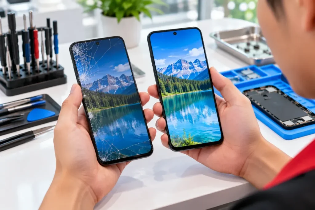 Màn hình chính hãng, OLED, Incell khác nhau thế nào?